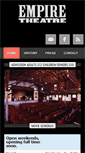 Mobile Screenshot of empiretheaterblockisland.com